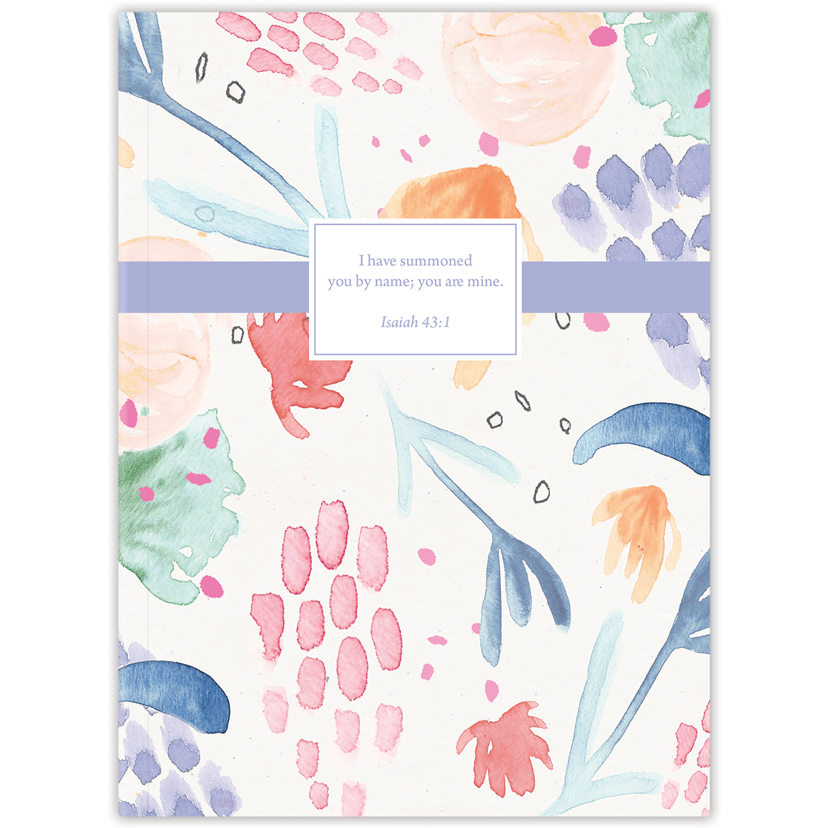Hardcover Festive personalized scripture journal, vibrant Christian journal with celebration-themed design and carefully selected Bible verses for meaningful daily use