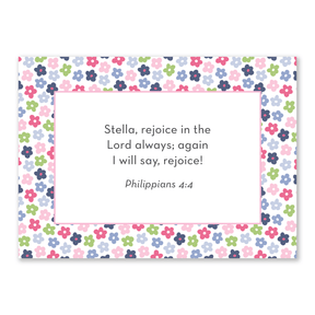 Personalized scripture cards for girls llama design custom Bible verse cards for kids Christian encouragement gift for daily inspiration