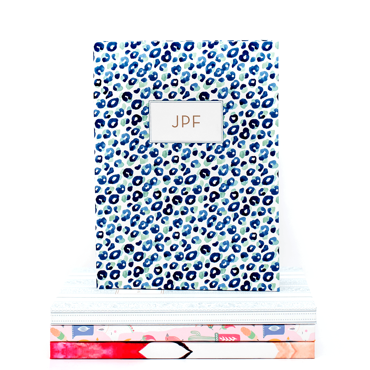 Softcover Leopard Print Bible journal with modern animal pattern, personalized scripture journal featuring a one-of-a-kind selection of curated scriptures for journaling and reflection