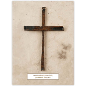 personalized Luke Cross planner with durable hardcover and custom name on minimal cross design