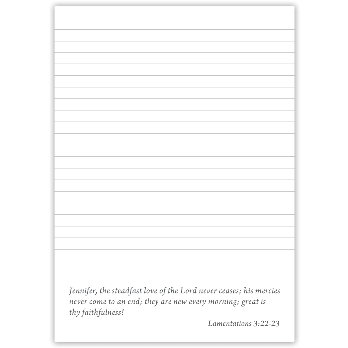 Mini Black Jack by Jenn Thatcher – Personalized Scripture Journal by Paper Sunday – view 7