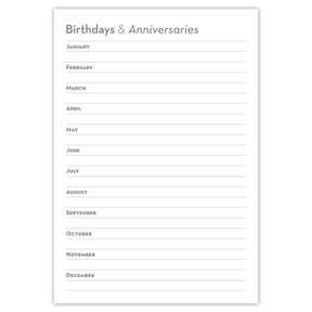 Paper Sunday Mens Planner | Angles | birthdays