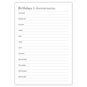 Paper Sunday Mens Planner | Freedom | birthdays