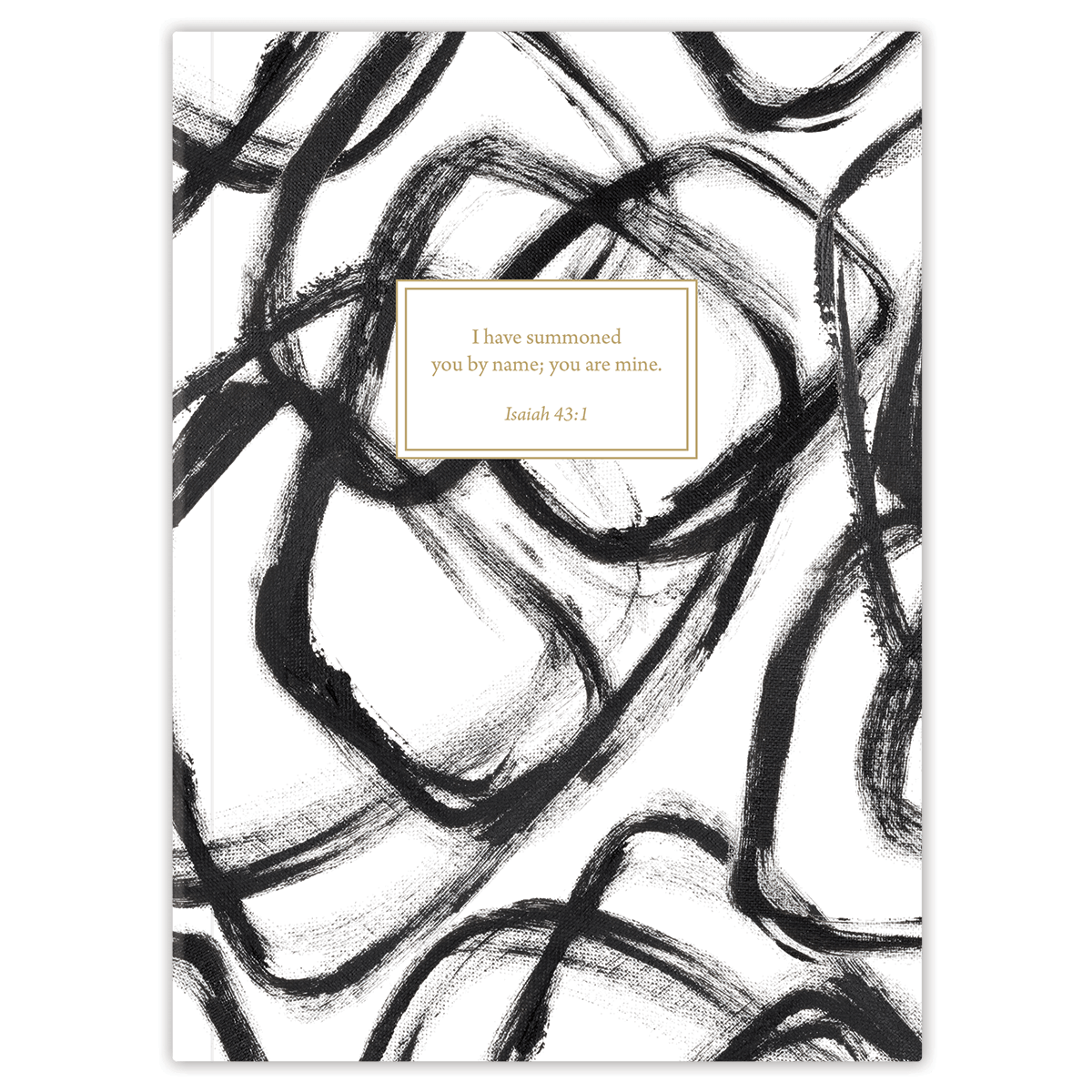 The image displays the cover of a planner titled "Black Jack (Women's Planner) by Jenn Thatcher". It features an abstract black and white painting with a text box containing a quote.