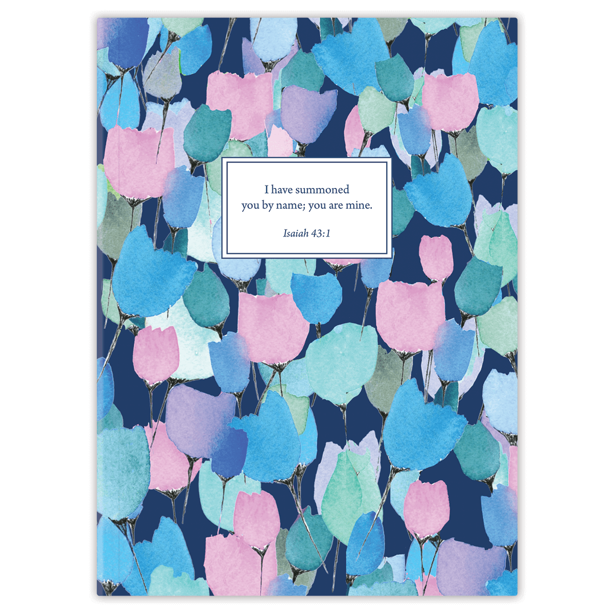 Custom planner with Wild Berry Blooms design by Elizabeth Lalama and personalized name on flexible soft cover