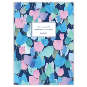 Custom planner with Wild Berry Blooms design by Elizabeth Lalama and personalized name on flexible soft cover