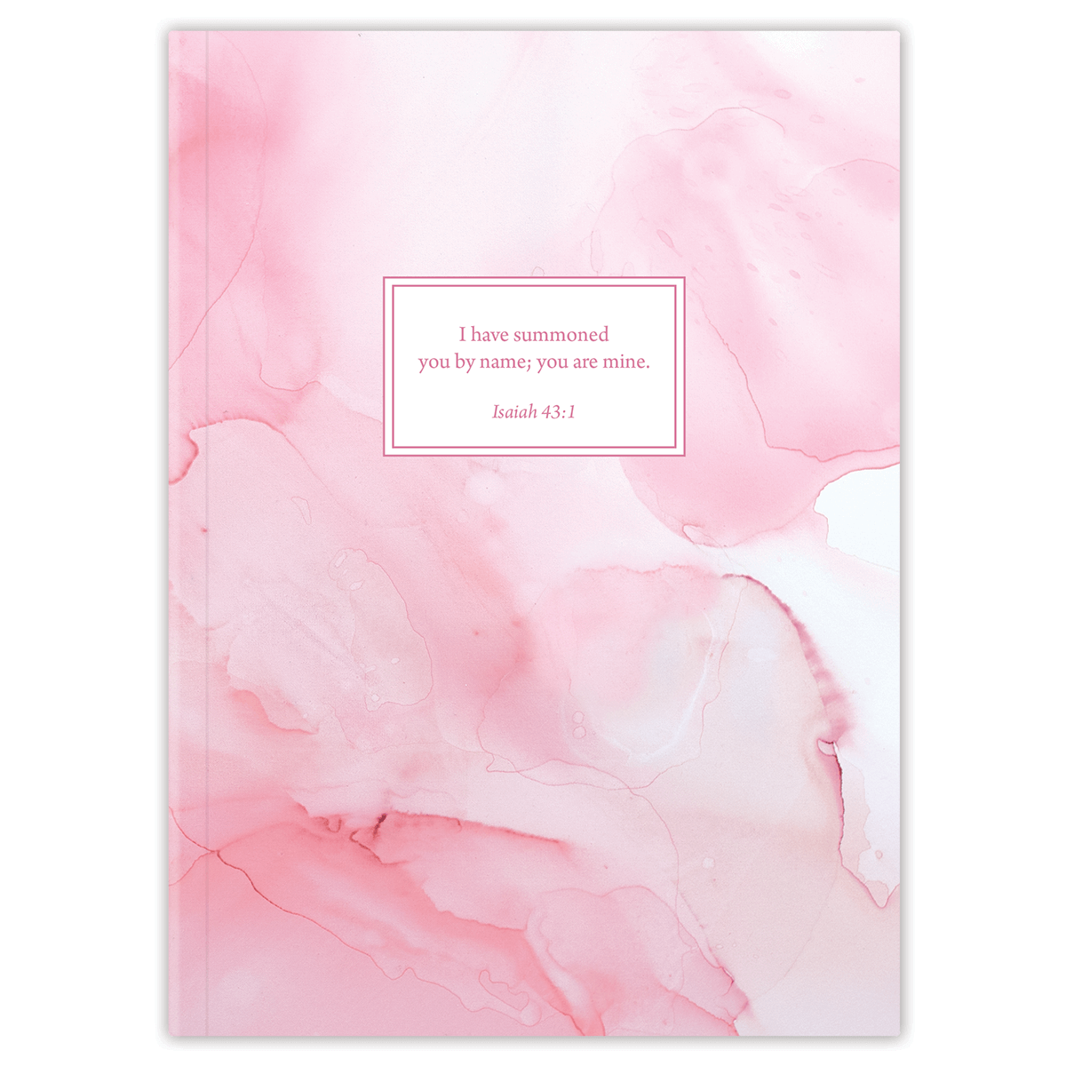 Softcover personalized Bible journal with artist-designed Overflow artwork by Jenn Thatcher, featuring a one-of-a-kind selection of scriptures for quiet time, prayer, and daily devotion