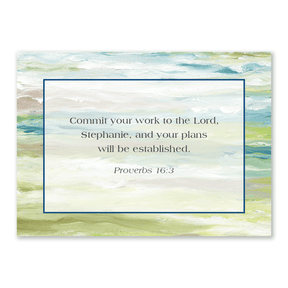 Personalized Prayer Cards with their name in unique scripture on every card designed by Heather Hostetter, Prayer Card, Bible Verse Cards, Scripture Notecards, Daily Devotional, Bible Journal, Bible Planner, Christian Journal, Christian Planner, Personalized Scripture, Personalized Bible, Bible Verse Journal