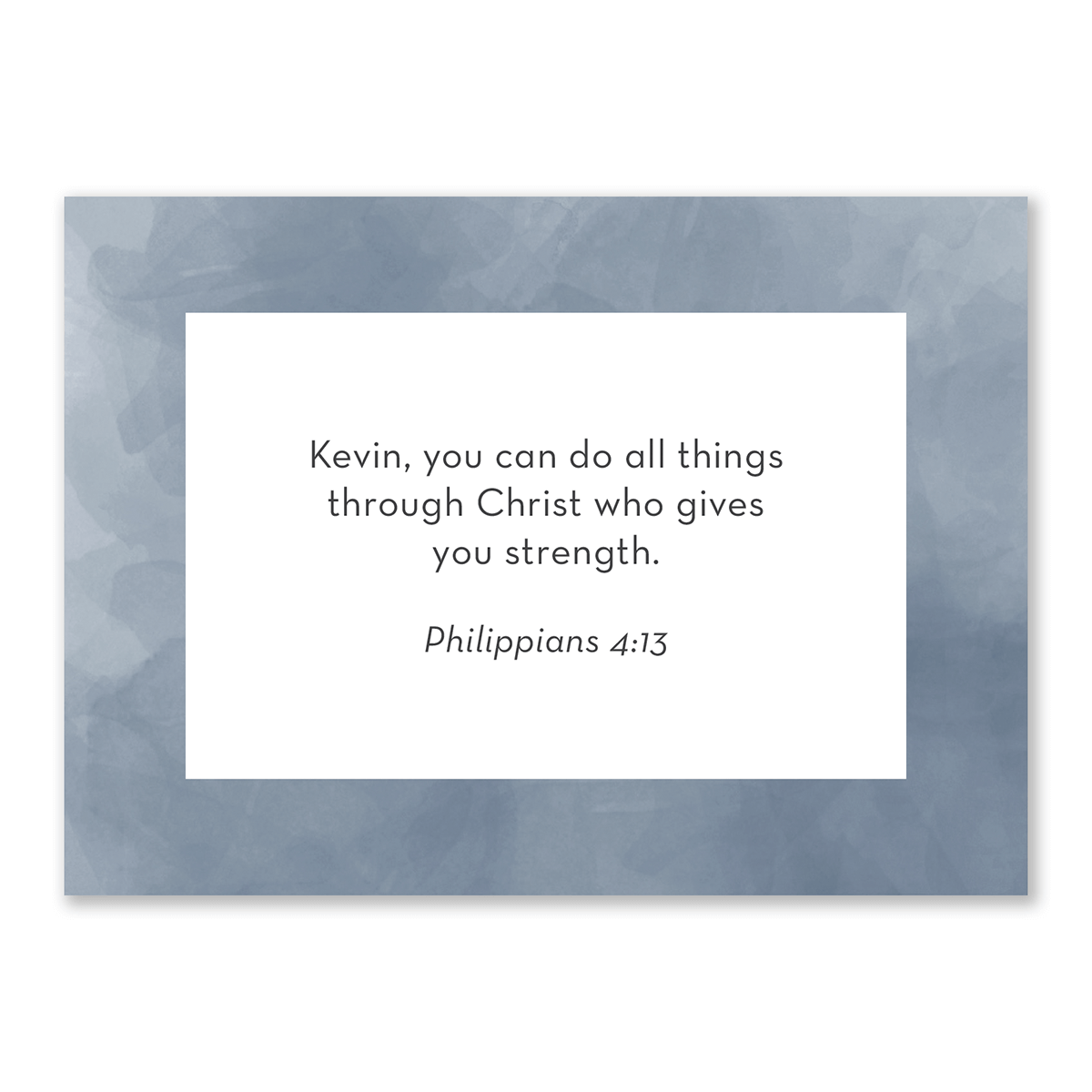 personalized Bible verse cards for teen boys for daily encouragement strength and quiet time prayer