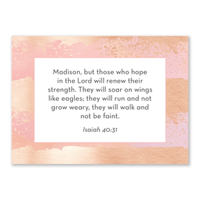 custom scripture cards for teen girls to read Bible verses daily for encouragement identity and faith