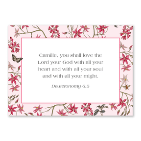 Personalized Scripture Prayer Cards.  Christian Gifts, Daily Devotional, Scripture notecards, Personalized Scripture, Personalized Bible, Baptism Gifts, Christian wedding gifts, Christian graduation gifts, Bible Journal, Christian Journal, Christian Planner, Devotional, Bible Verse Journal, Morning Prayers