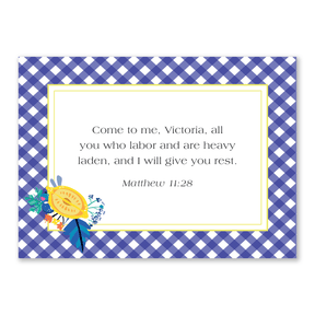Personalized scripture cards lemon design custom Bible verse cards for women Christian encouragement gift for daily inspiration